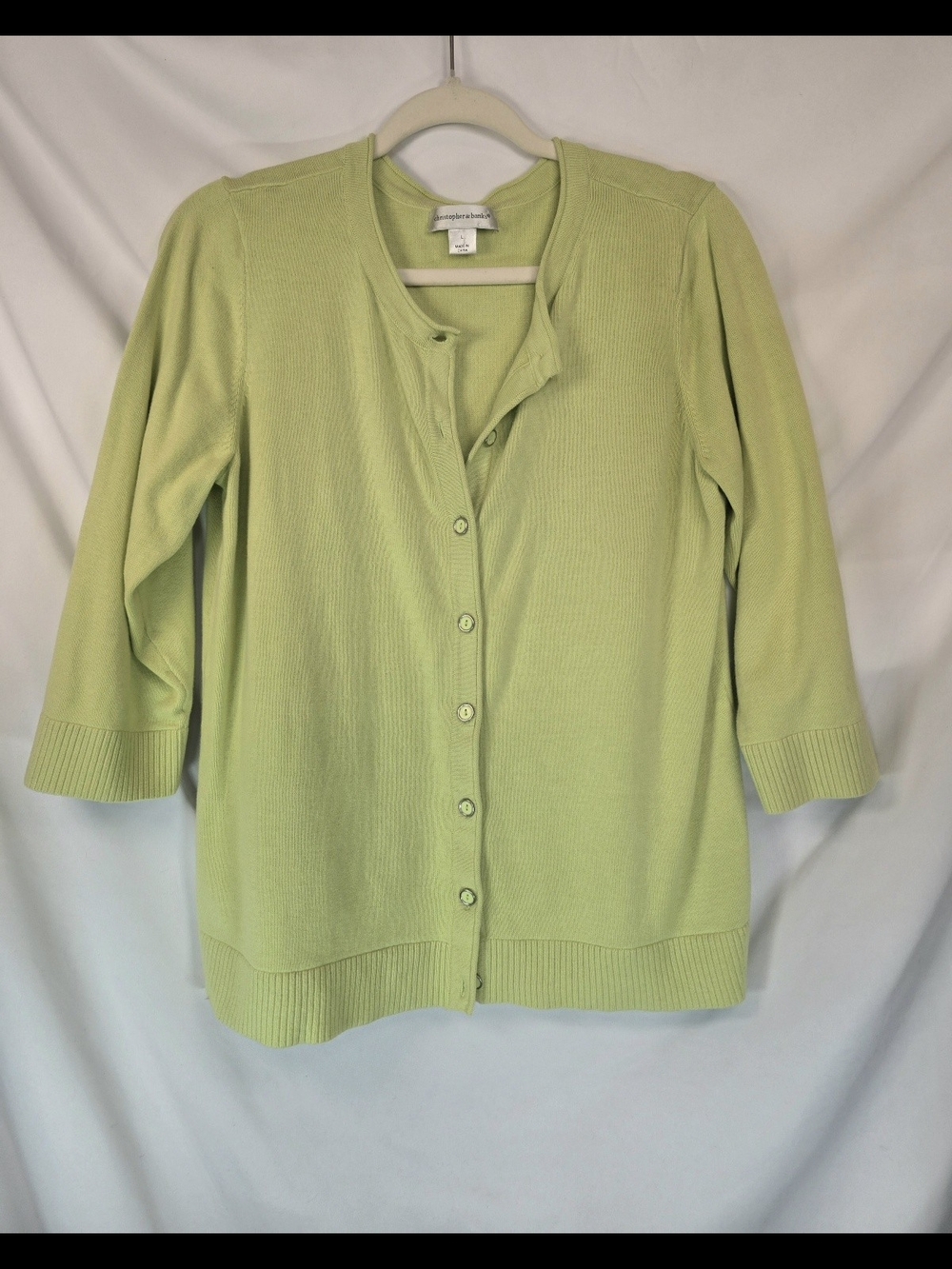 Christopher & Banks Women's Knit Sweater Cottagecore Preppy Office Casual Size L